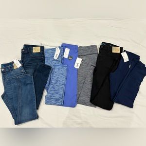 Bundle 7 Pairs of Pants Girls Size 14 NWT